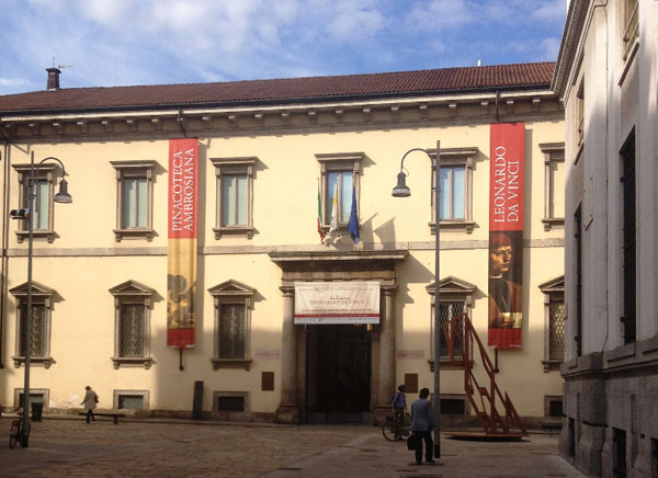 Leonardo icon out of the Pinacoteca Ambrosiana