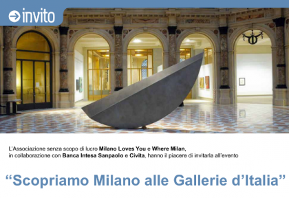 Discover Milano invitation
